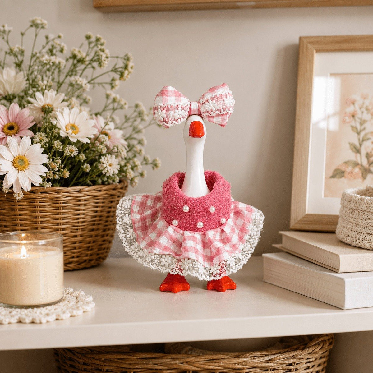 Gingham ruffle dress – view 4