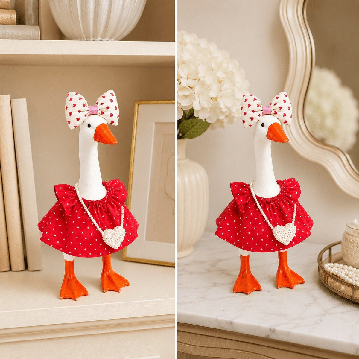 Red polka-dot dress – view 3