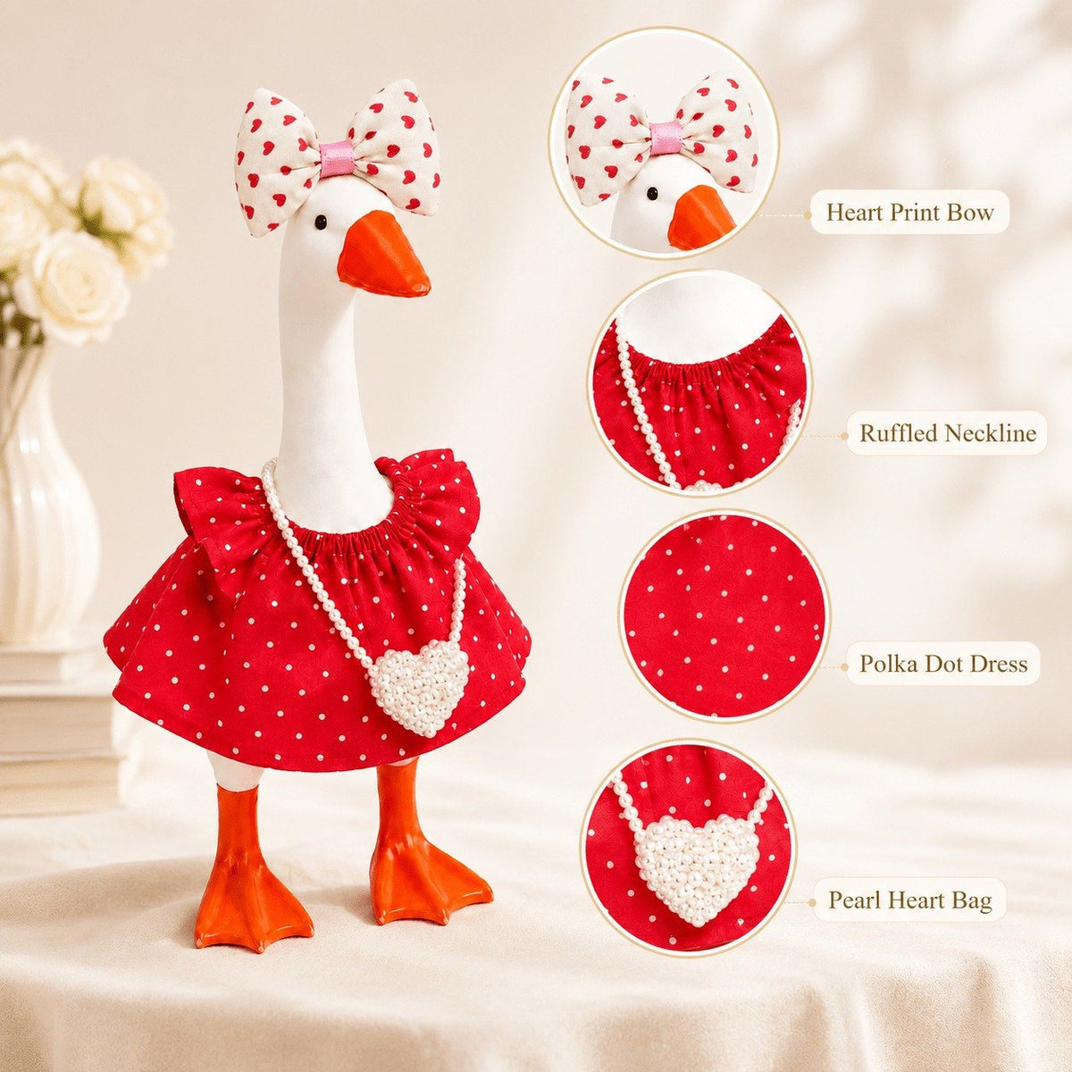 Red polka-dot dress – view 4