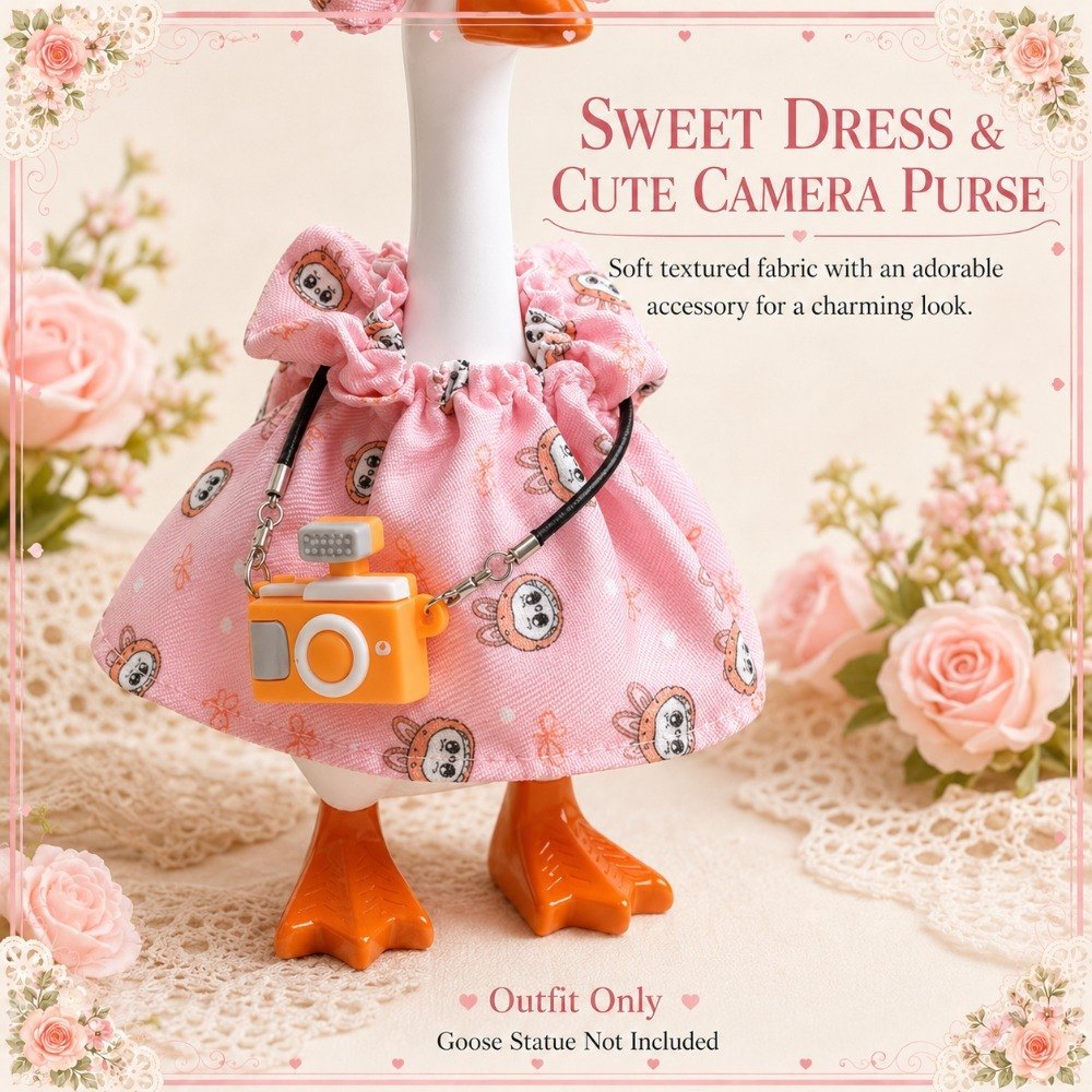 Pink Camera Dress & Glasses – view 5