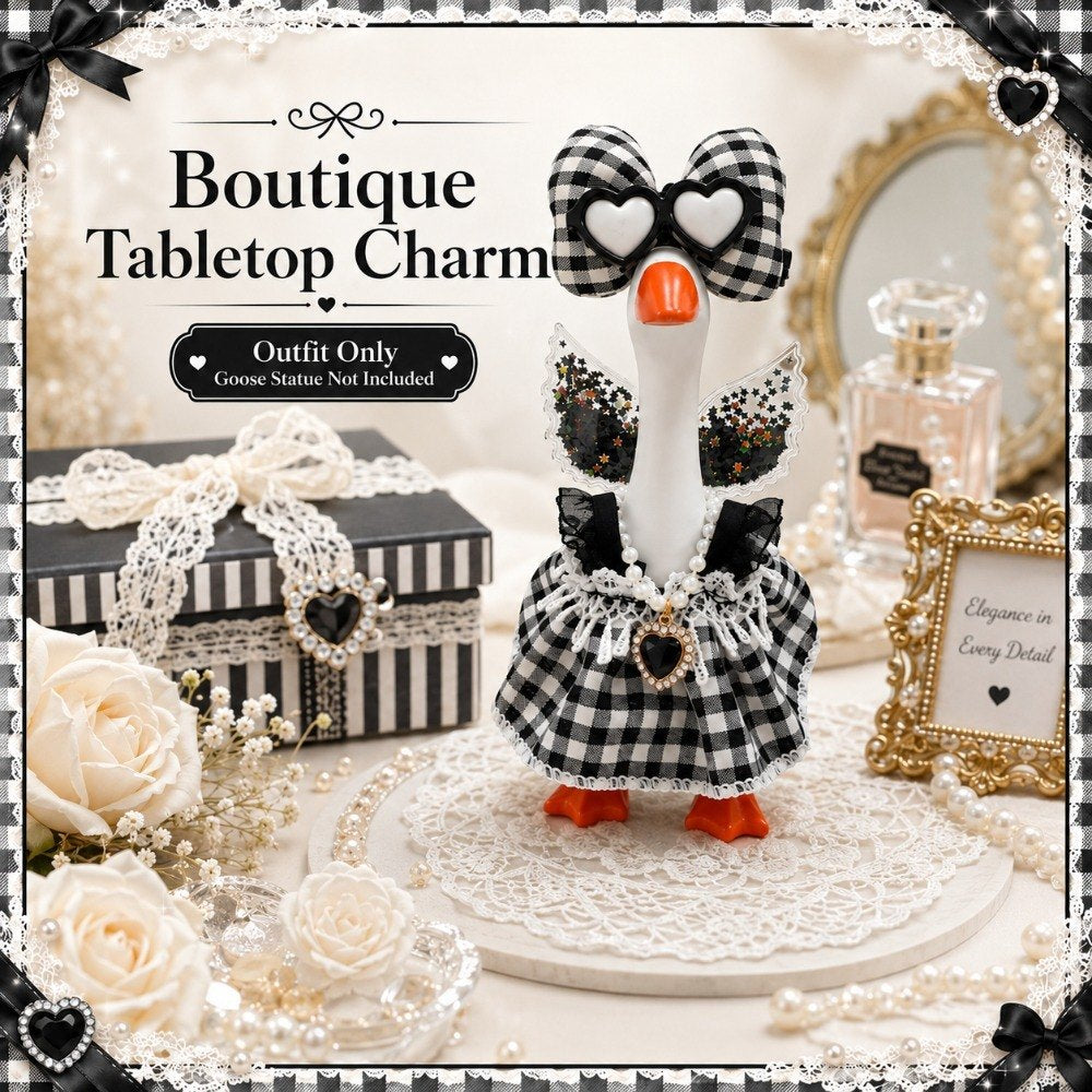 Black gingham dress – view 2
