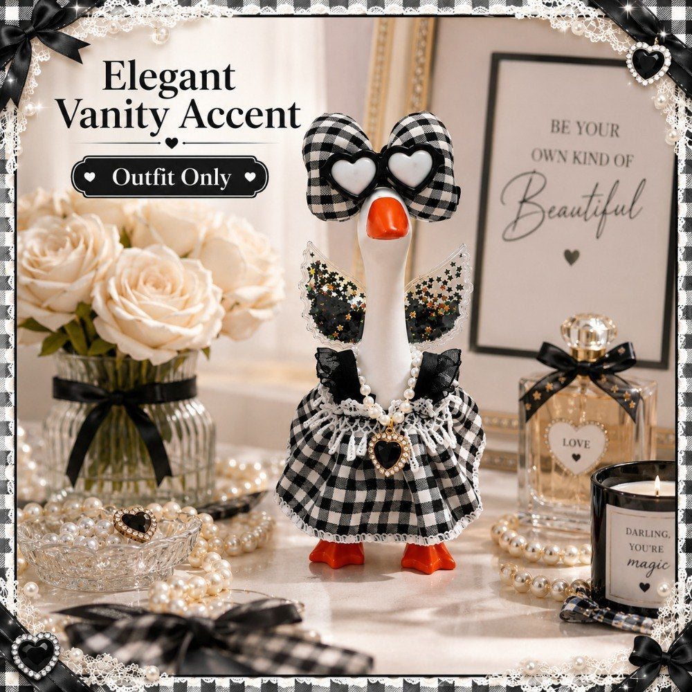 Black gingham dress – view 4
