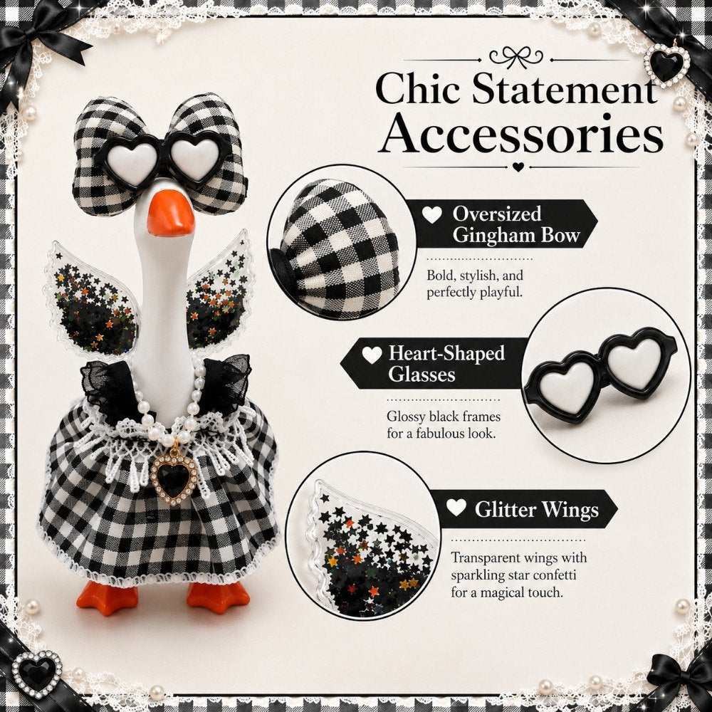 Black gingham dress – view 5
