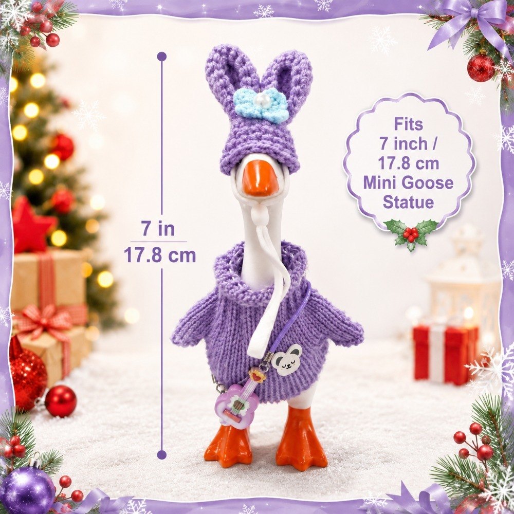 Purple bunny-ear knit – view 9