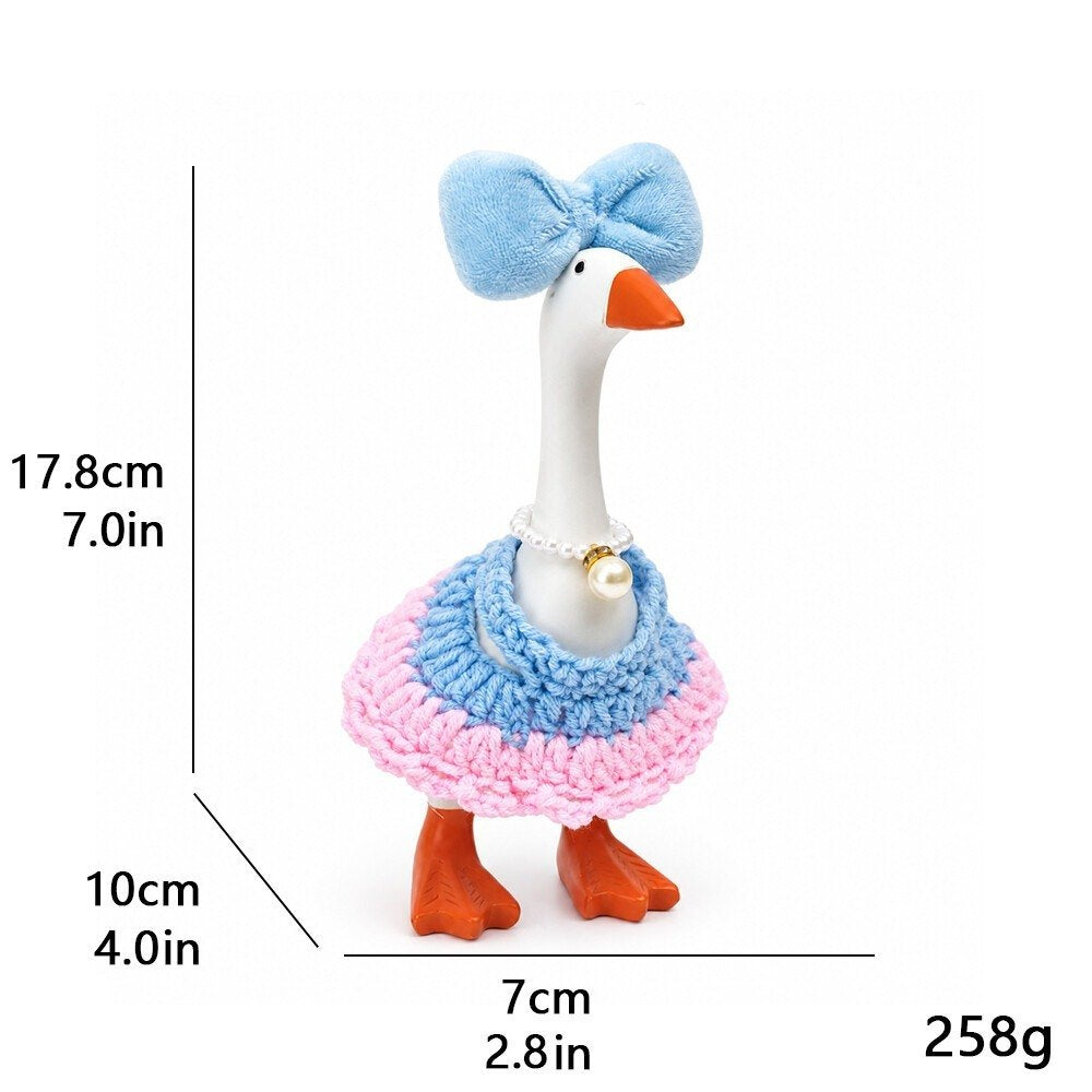 Crochet princess skirt & bow – Little Honk desk goose outfit
